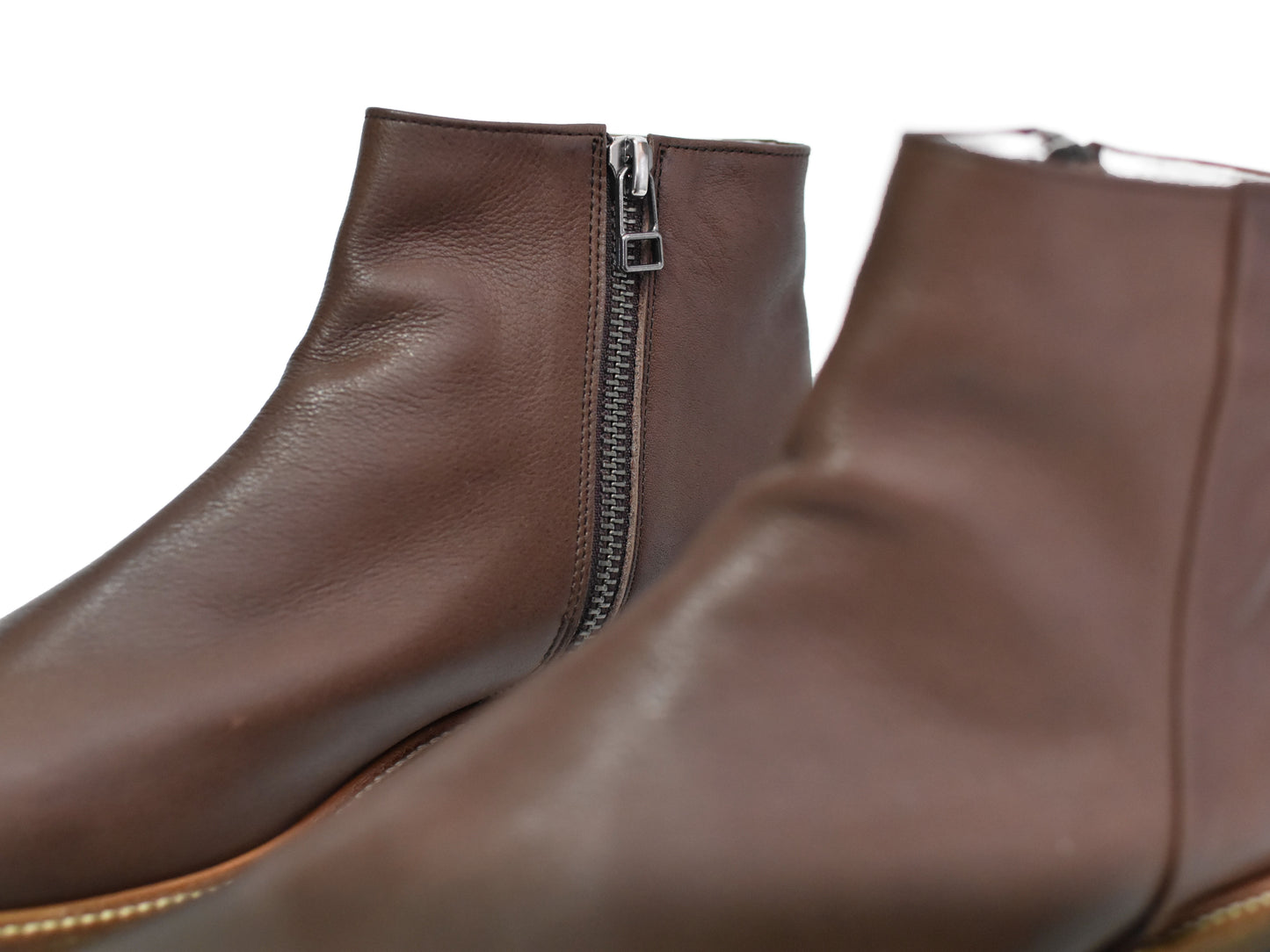 018  プレーンフラットエンジニアショートブーツ　AL2327SB　Darkbrown　　木型No.G1913