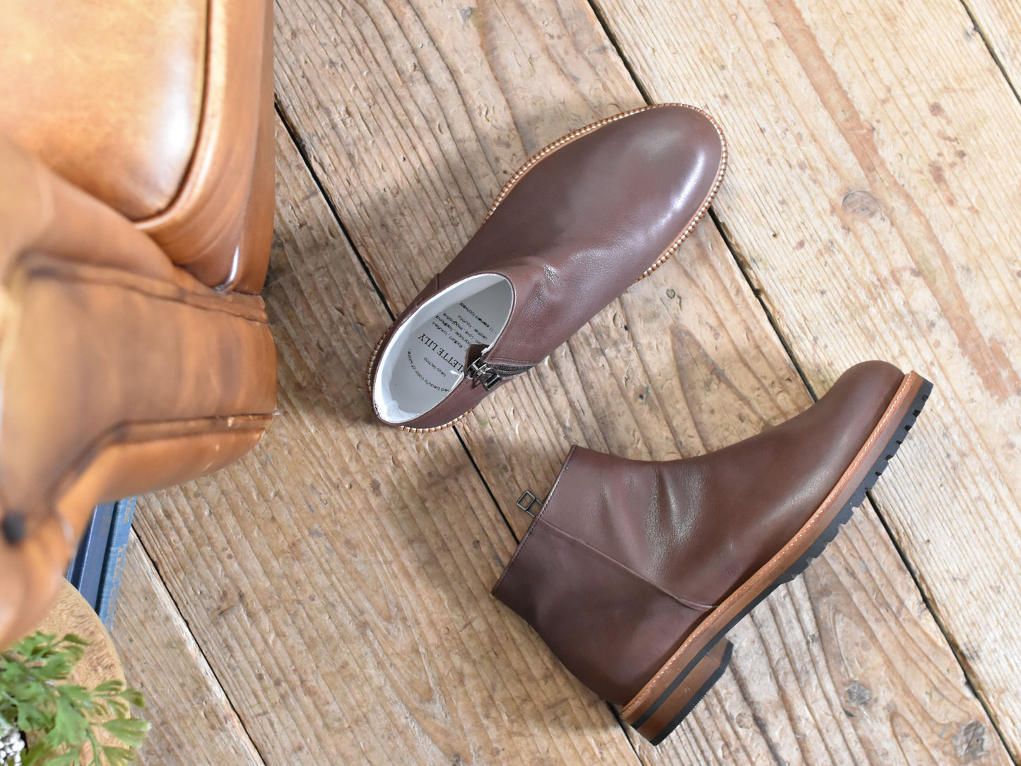 018  プレーンフラットエンジニアショートブーツ　AL2327SB　Darkbrown　　木型No.G1913