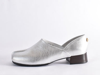 011  レザー足袋シューズ　AL2306TB  Silver　　木型No.G1908H