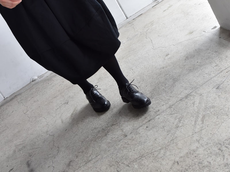 010  クラシックウイングチップバルモラルシューズ　AL2121K  Black　　木型No.C1813